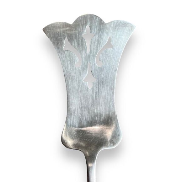 Pierced Pastry Server Kitchen Utensils Rockford Silverplate Co. 5 Flatware 8.25” - Picture 3 of 5